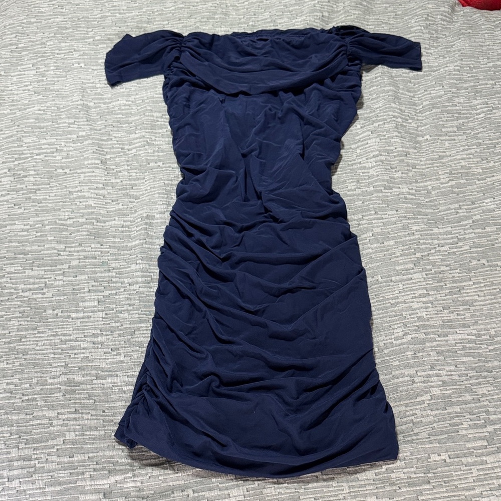 Amazon Women's Navy Midi Dress